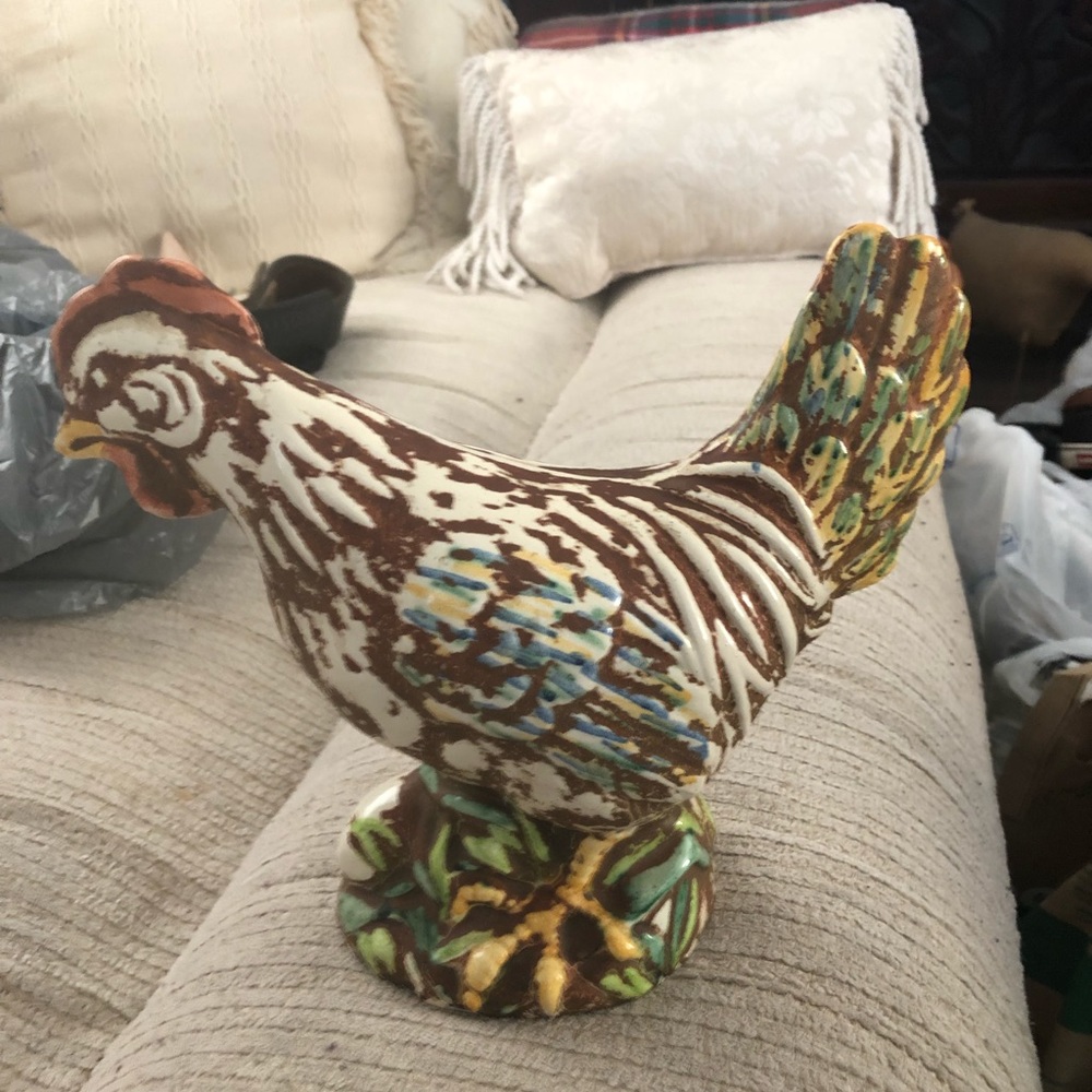 Rooster, ceramic